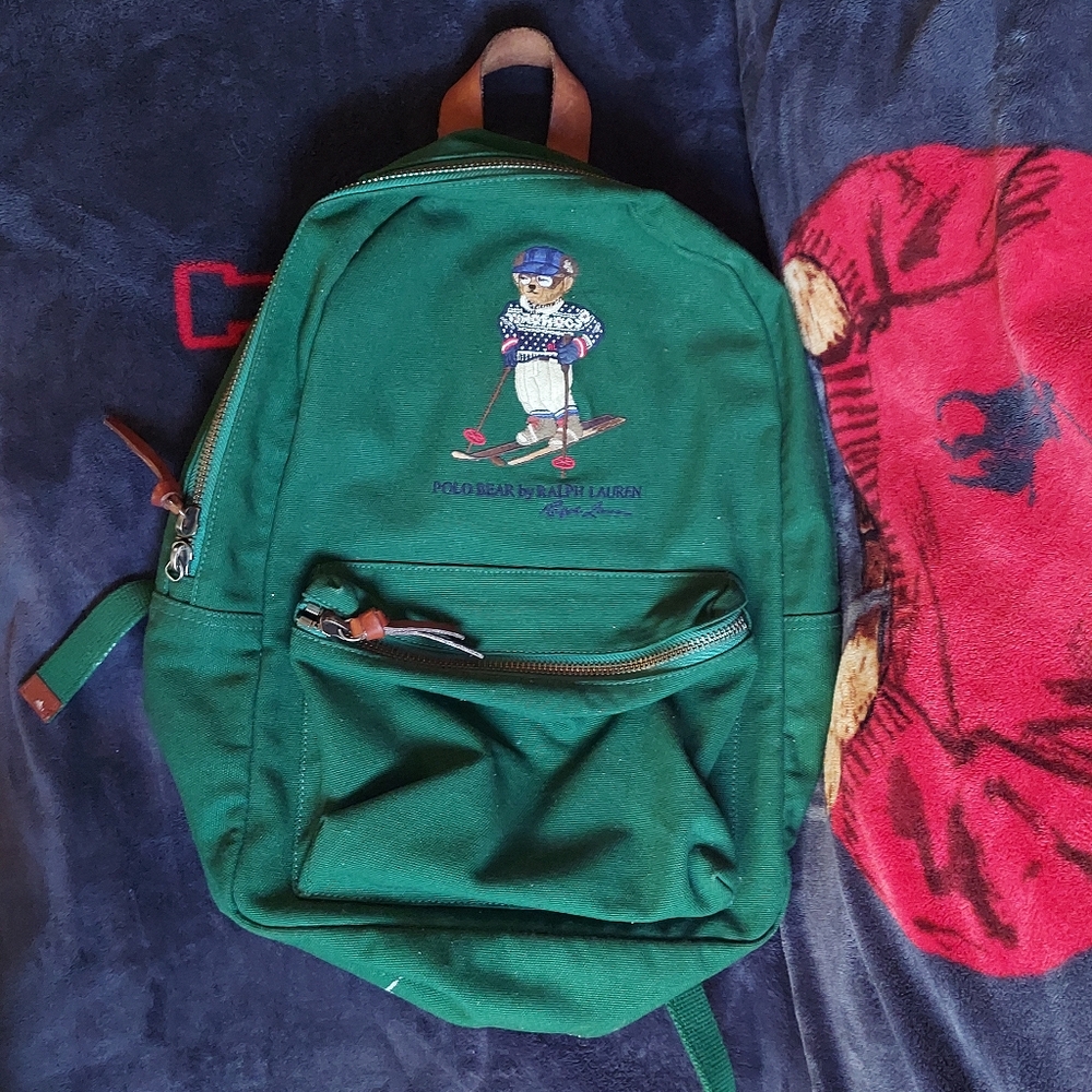 Polo by Ralph Lauren Green Backpack